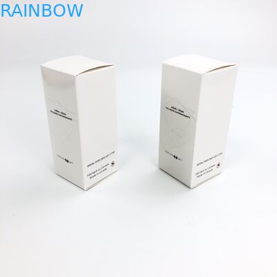 Cartone bianco di timbratura caldo su ordinazione all'ingrosso di Matt Film With 350g per l'imballaggio cosmetico del contenitore di carta del ciglio dell'alimento del campione
