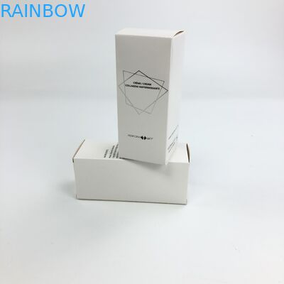 Cartone bianco di timbratura caldo su ordinazione all'ingrosso di Matt Film With 350g per l'imballaggio cosmetico del contenitore di carta del ciglio dell'alimento del campione