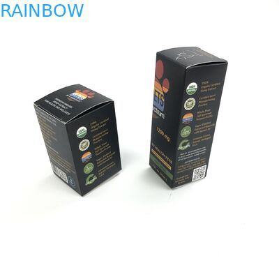 Il film lucido su ordinazione con il cartone bianco di spessore 400g per medicina Spary imbottiglia l'imballaggio del contenitore di carta dei gioielli