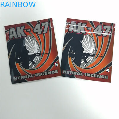 Borse d'imballaggio 4g di incenso di erbe di Cmyk 100microns