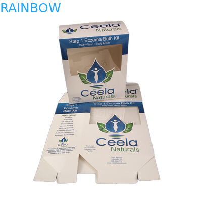 Su ordinazione a buon mercato per il contenitore di carta d'imballaggio del mestiere dei campioni della collana cosmetica dei gioielli con la scatola di carta economica della finestra di Transpartent