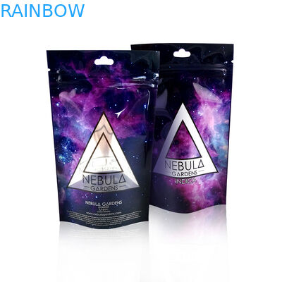 sacchetto a chiusura lampo THC Cbd del lino di 90mic 100% della cannabis organica della canapa