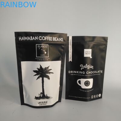 Borsa 100mircon della chiusura lampo del di alluminio di Matt Gold VMPET 300g