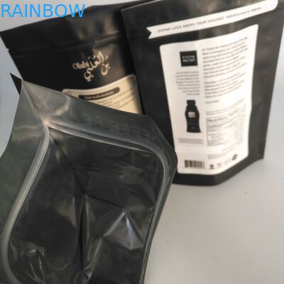 Borsa 100mircon della chiusura lampo del di alluminio di Matt Gold VMPET 300g