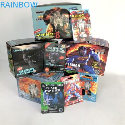 pillola lenticolare maschio della carta 500K di potenziamento 3d del cappuccio di 12mm