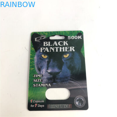 pillola lenticolare maschio della carta 500K di potenziamento 3d del cappuccio di 12mm