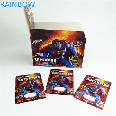 350g cartone Gravnre che stampa la carta della bolla che imballa per la pillola del sesso