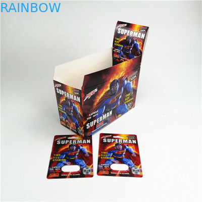 Carta d'imballaggio di stampa di seta 9x12cm della pillola del sesso di CMYK