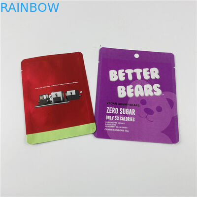 Borsa a chiusura lampo di Mylar del foglio di alluminio di VMPET MOPP 100mircon