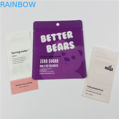 Borsa a chiusura lampo di Mylar del foglio di alluminio di VMPET MOPP 100mircon