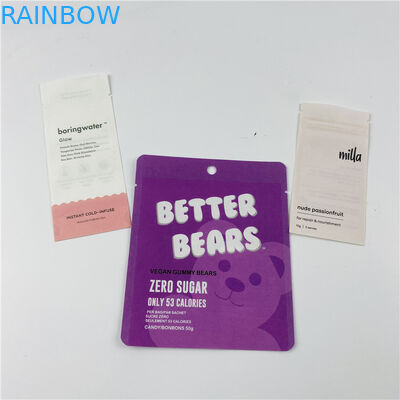 Borsa a chiusura lampo di Mylar del foglio di alluminio di VMPET MOPP 100mircon