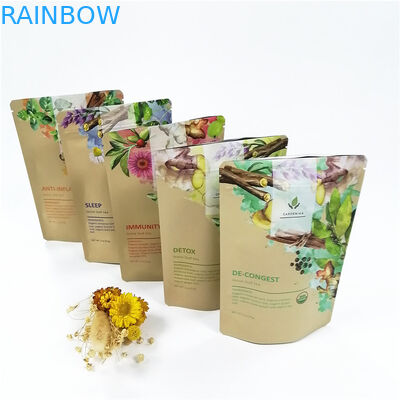 Moq basso CMYK VMPET biodegradabile sta sul sacchetto 100micron