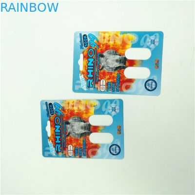 Carta della bolla di rinoceronte che imballa la capsula maschio di potenziamento di lavagna 350g