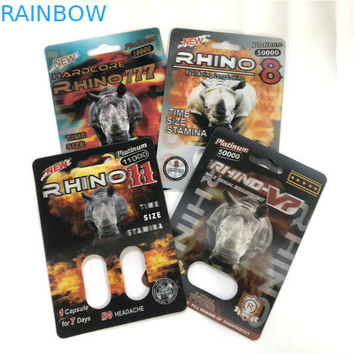 carta della bolla del magnum 24K 3d di 89x127mm per le pillole sessuali di potenziamento