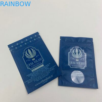 Borsa 18x26cm della sigaretta della saldatura a caldo della chiusura lampo VMPE 1500microns