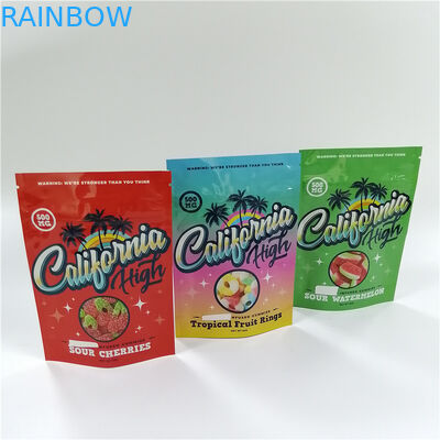 Borsa d'imballaggio VMPET di Mylar di rotocalcografia per l'orso di Gummies