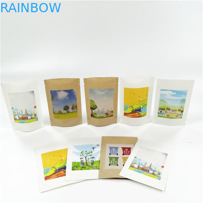 Borsa biodegradabile 100mircon della carta kraft di MOPP VMPET