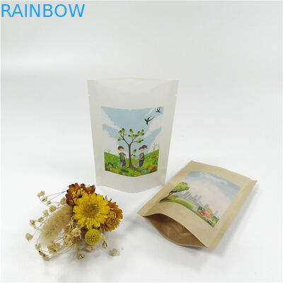 La carta kraft il MOPP VMPET sta sulle borse a chiusura lampo 18x26cm