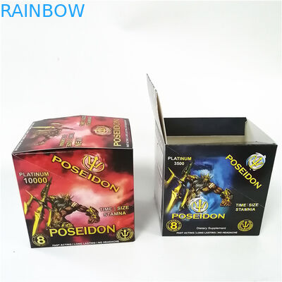 500k carte di plastica sessuali della pillola 3d con l'esposizione di 24ct 30ct