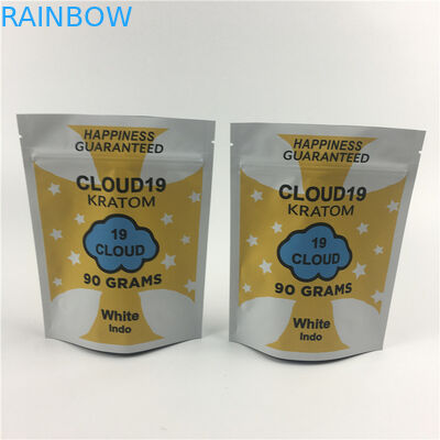 Sacchetti stampati su ordinazione Matte Child Resistant del supporto di Mylar dell'erbaccia di tocco morbido su