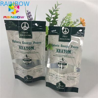 La chiusura lampo risigillabile di Mylar della prova dell'odore sta sui sacchetti con la finestra