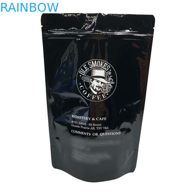 Sacchetto di plastica a chiusura lampo dei chicchi di caffè della tacca dello strappo che imballa 100g 200g 250g 500g