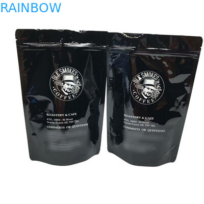 Sacchetto di plastica a chiusura lampo dei chicchi di caffè della tacca dello strappo che imballa 100g 200g 250g 500g