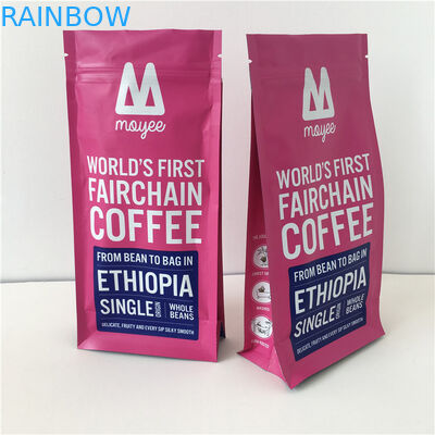 Rinforzo del lato della saldatura a caldo di Bean Packaging Smell Proof With del caffè della chiusura lampo