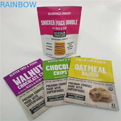 Il supporto della plastica sulle borse d'imballaggio a chiusura lampo ha stampato il commestibile da 1 gallone