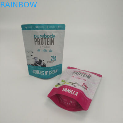 Matte Finish Protein Powder Custom ha stampato le borse dello spuntino odora le borse del commestibile di Antivari di cioccolato della prova