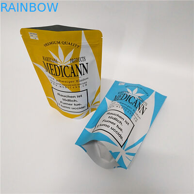 Mylar innocuo per i bambini risigillabile su ordinazione Digital stampata sta sui sacchetti con la chiusura lampo