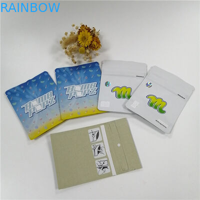 La chiusura lampo riutilizzabile di incenso di erbe insacca 1 grammo 3.5g 7g termosaldata