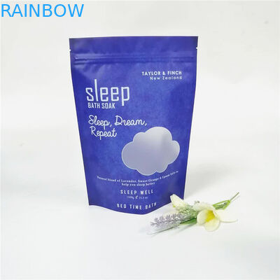 Sacchetti di plastica del sale marino dell'oceano che imballano auto che sta logo su ordinazione risigillabile