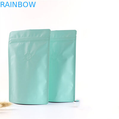 Borse di caffè di Matte Finish Aluminum Foil Zipper di rotocalcografia con la valvola