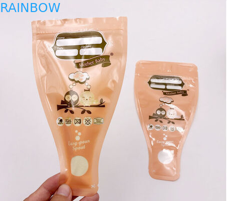 Lo stoccaggio di congelamento pre sterilizzato del latte materno 8oz insacca la doppia chiusura lampo sigillata