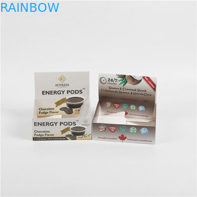 Biscotti 50g Matte Display Paper Box Foldable Convient degli spuntini