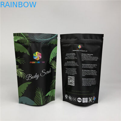 Prova cosmetica dell'odore di condizione di Matte Mylar Reusable Zip Pouches del sale da bagno dell'oceano