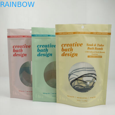 Chiara condizione dei sacchetti della serratura di Matte Mylar Aluminum Foil Zip della finestra