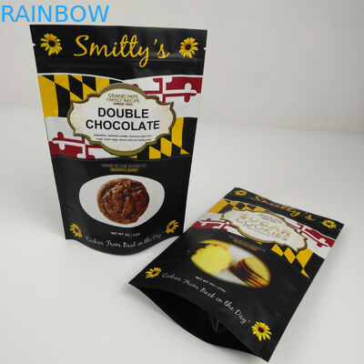 Borse a chiusura lampo amichevoli di Eco Matt Aluminum Foil Stand Up per alimento matto