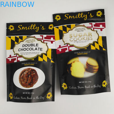 Borse a chiusura lampo amichevoli di Eco Matt Aluminum Foil Stand Up per alimento matto