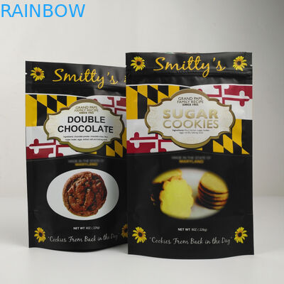 La prova diritta di plastica dell'odore della borsa della chiusura lampo del di alluminio di Mylar ha personalizzato stampato