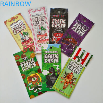 L'abitudine ha stampato la borsa d'imballaggio a chiusura lampo risigillabile commestibile di Mylar dell'odore della prova dell'orso gommoso riciclabile dell'erbaccia