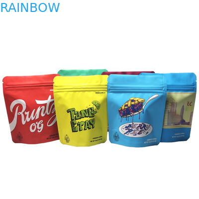 l'abitudine premio del sacchetto del fiore di 3.5g 7g 14g 1oz 1lb ha stampato la borsa d'imballaggio della chiusura lampo della prova dell'odore di Mylar laminata stagnola