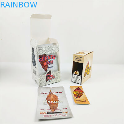 La scatola su misura Grabba di Logo Printed Paper copre di foglie contenitori di carta kraft per la foglia di Grabba