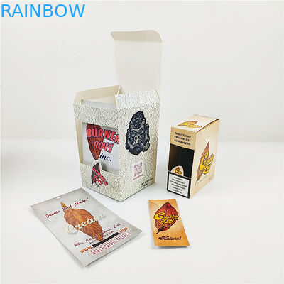La scatola su misura Grabba di Logo Printed Paper copre di foglie contenitori di carta kraft per la foglia di Grabba
