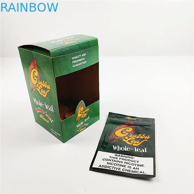 l'abitudine ha stampato le scatole d'imballaggio di grabba del di alluminio della foglia dell'esposizione naturale del cappuccio per il contenitore d'imballaggio di sigaro dei cappelli