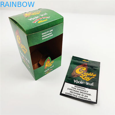 l'abitudine ha stampato le scatole d'imballaggio di grabba del di alluminio della foglia dell'esposizione naturale del cappuccio per il contenitore d'imballaggio di sigaro dei cappelli