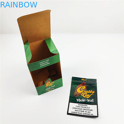 l'abitudine ha stampato le scatole d'imballaggio di grabba del di alluminio della foglia dell'esposizione naturale del cappuccio per il contenitore d'imballaggio di sigaro dei cappelli