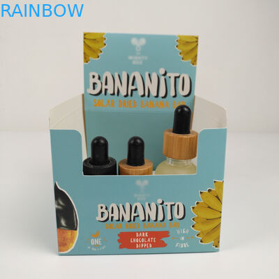 Il cartone piegante su ordinazione del cartone strappa la scatola di presentazione, contatore che del cartone ondulato PDQ gli spuntini al minuto incartano la scatola d'imballaggio