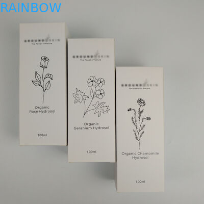 Cosmetici d'imballaggio di carta stampati della carta della crema della scatola che imballano le scatole con la timbratura del contenitore di carta di Skincare di trucco di 60ml 30ml